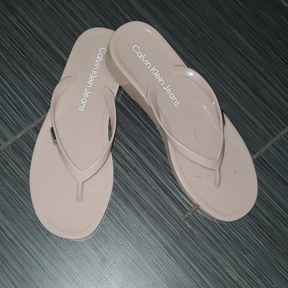 Calvin Klein Jeans Women's Nude Sandals